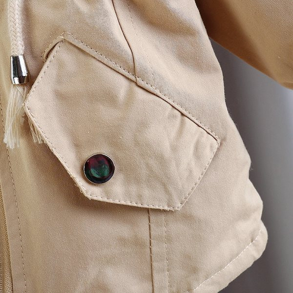 Moderna donja jakna za djevojčice tipa park