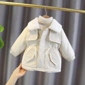 Parc pentru copii pentru fete cu puf și cravată