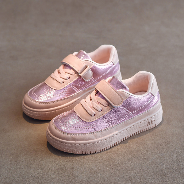 Νέο μοντέλο παιδικά έκο δερμάτινα αθλητικά παπόυτσια  με επίπεδη σόλα