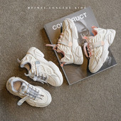 Model nou de adidași pentru copii cu căptușeală caldă și autocolant