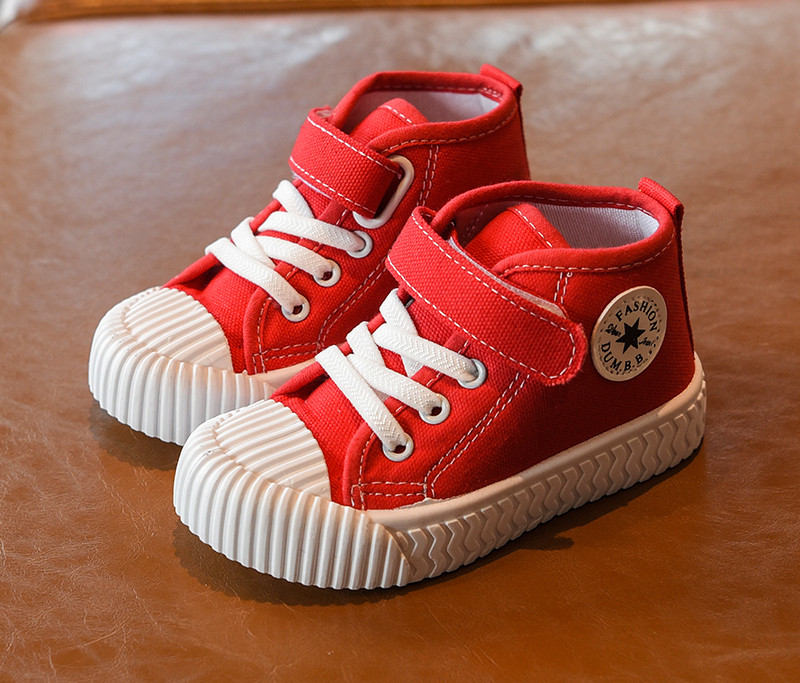 Dječje tekstilne tenisice do gležnja na vezice i čičak