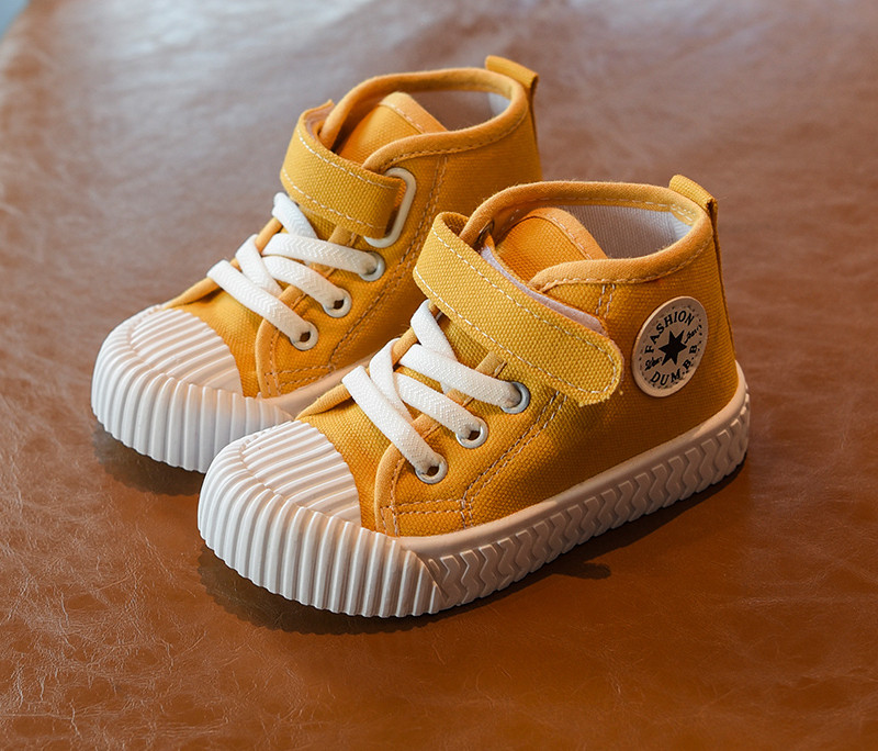 Dječje tekstilne tenisice do gležnja na vezice i čičak