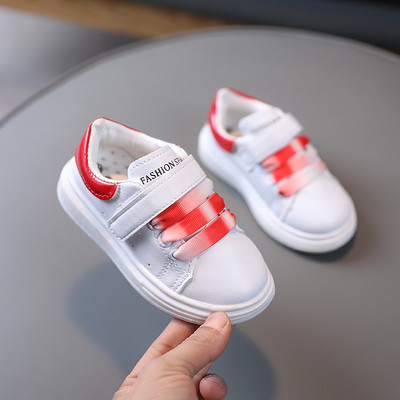 Adidași pentru copii cu talpă plată și autocolant pentru fete și băieți
