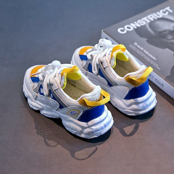 Πολύχρωμα παιδικά αθλητικά παπούτσια με τραχιά σόλα για κορίτσια