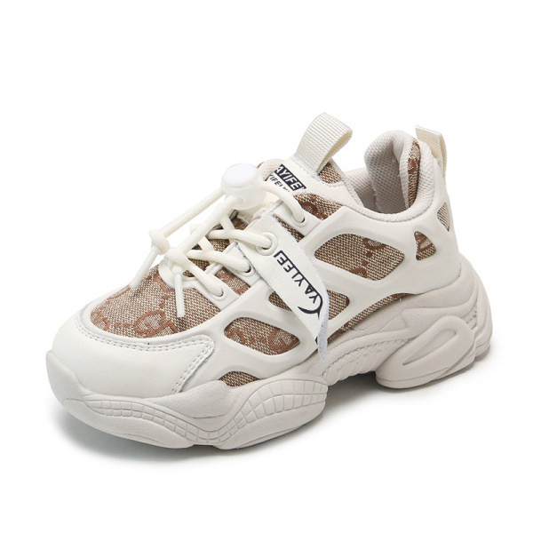 Νέο μοντέλο παιδικά αθλητικά παπούτσια σε λευκό και μαύρο χρώμα κατάλληλα για κορίτσια