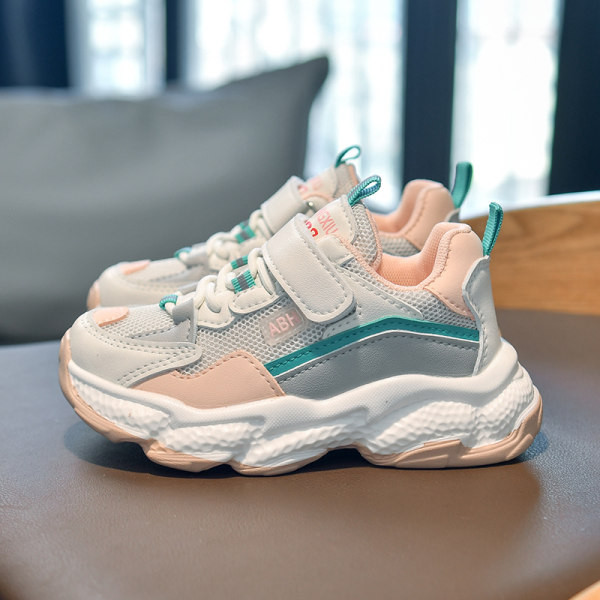 Αθλητικά παιδικά παπούτσια με κορδόνια για κορίτσια