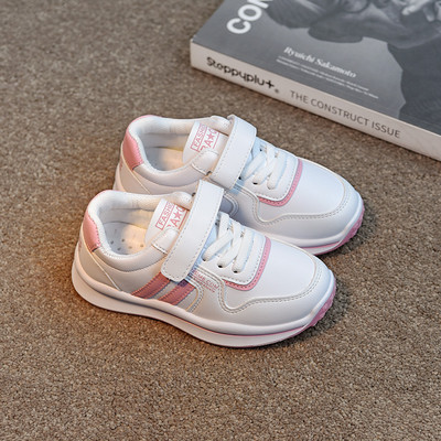 Παιδικά αθλητικά παπούτσια από οικολογικό δέρμα για κορίτσια