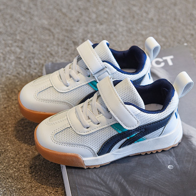 Νέο μοντέλο ανοιξιάτικα παιδικά αθλητικά παπούτσια από οικολογικό δέρμα και υφάσματα με velcro