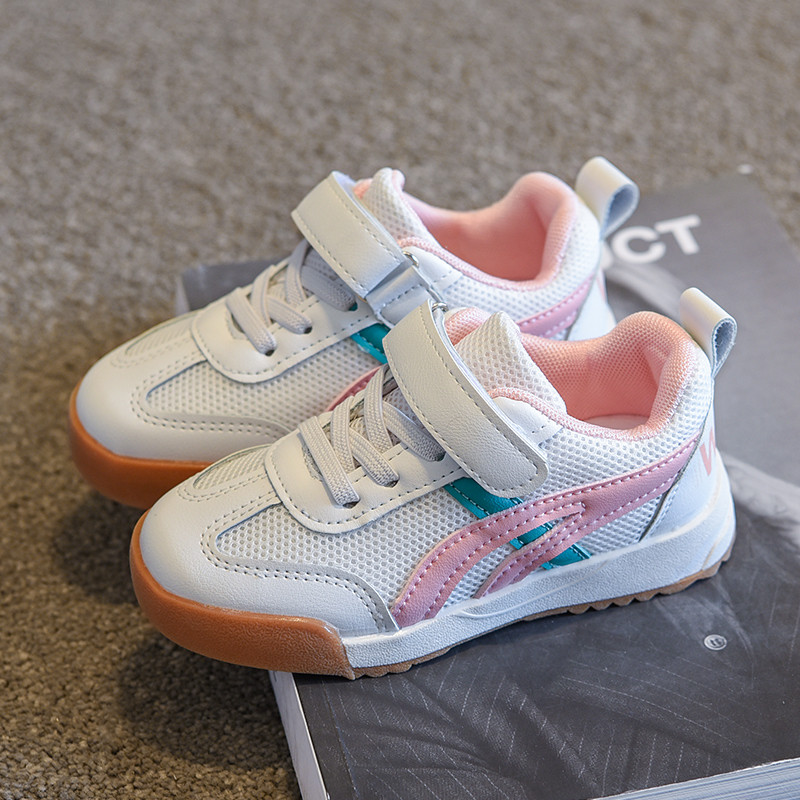 Νέο μοντέλο ανοιξιάτικα παιδικά αθλητικά παπούτσια από οικολογικό δέρμα και υφάσματα με velcro