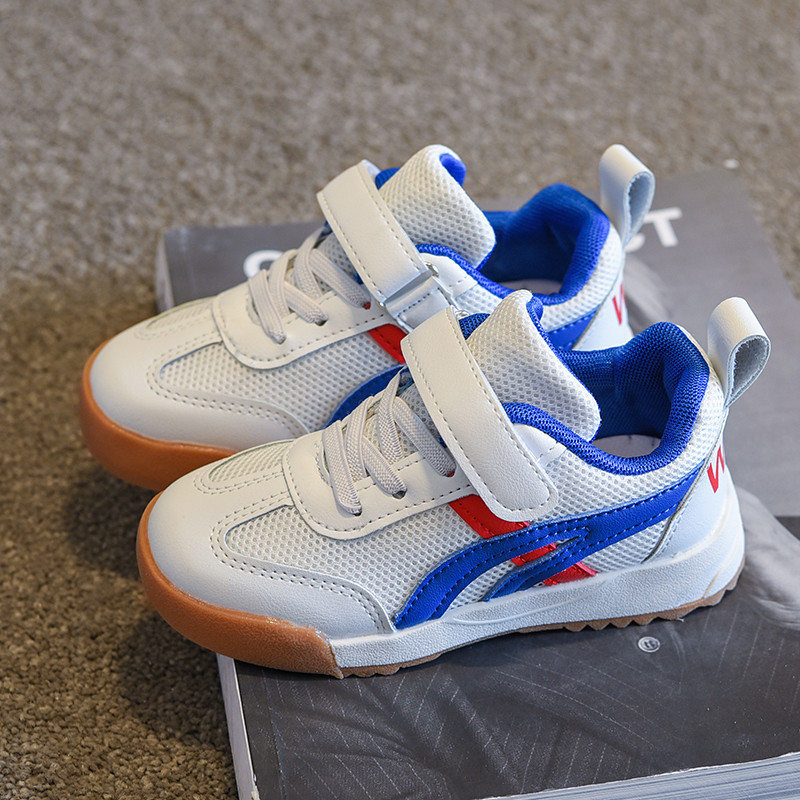 Νέο μοντέλο ανοιξιάτικα παιδικά αθλητικά παπούτσια από οικολογικό δέρμα και υφάσματα με velcro