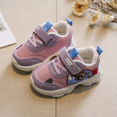 Αναπνεύσιμα παιδικά αθλητικά παπούτσια με λουράκια βελκρό για κορίτσια και αγόρια