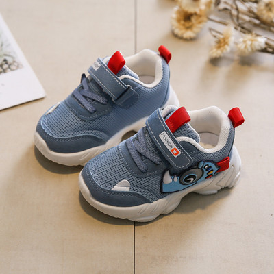 Αναπνεύσιμα παιδικά αθλητικά παπούτσια με λουράκια βελκρό για κορίτσια και αγόρια