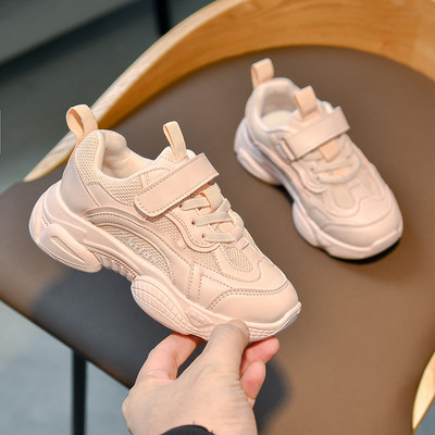 Νέο μοντέλο παιδικά αθλητικά παπούτσια για κορίτσια σε ροζ και λευκό χρώμα