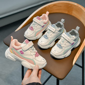 Model nou de adidași pentru copii în roz și albastru pentru fete