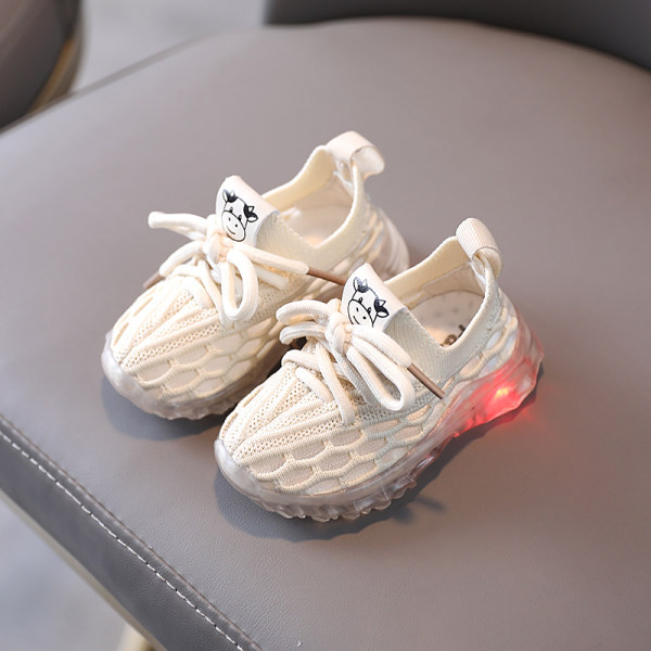 Svjetleće dječje tenisice od tekstila sa vezicama