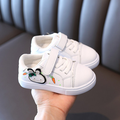 Νέο μοντέλο παιδικά αθλητικά παπούτσια για κορίτσια από οικολογικό δέρμα