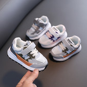 Adidași de primăvară pentru copii cu talpă plate și petice