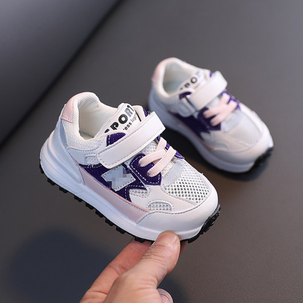 Adidași de primăvară pentru copii cu talpă plate și petice