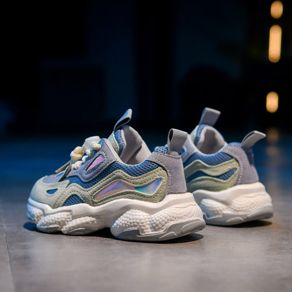 Proljetne dječje tenisice sa sjajnim efektom za djevojčice