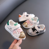 Ležerne dječje tenisice za djevojčice sa sjajnim česticama