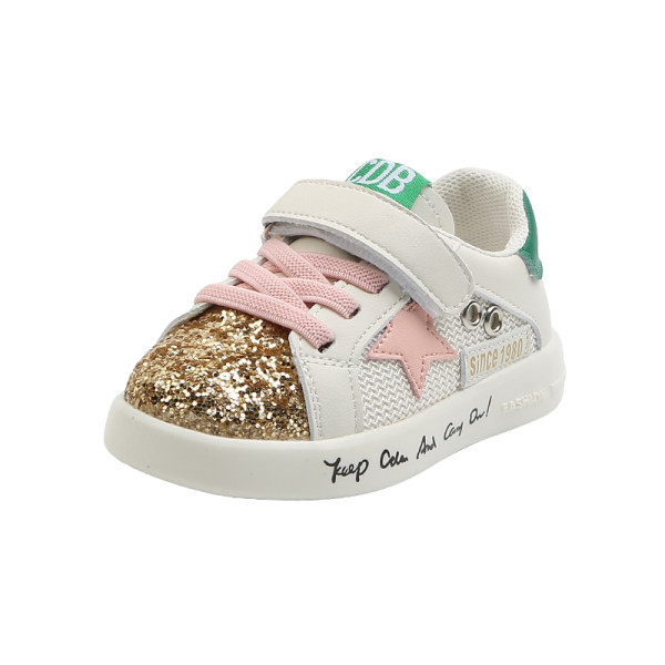 Ležerne dječje tenisice za djevojčice sa sjajnim česticama