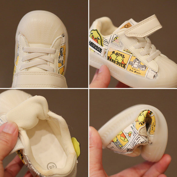 Παιδικά αθλητικά παπούτσια από οικολογικό δέρμα με μοτίβο