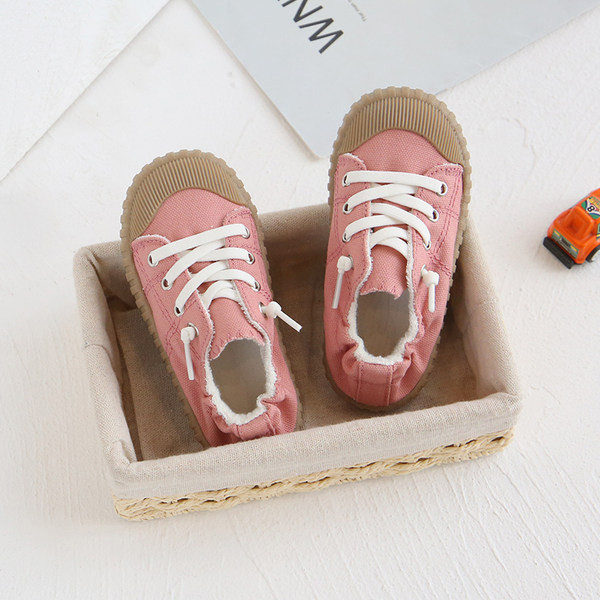 Αθλητικά  πάνινα παπούτσια με κορδόνια για κορίτσια