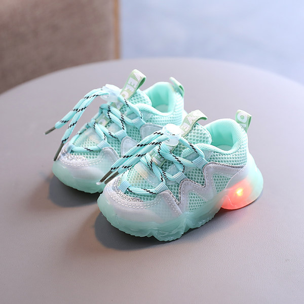 Moderne dječje tenisice za djevojčice sa svjetlećim đonom