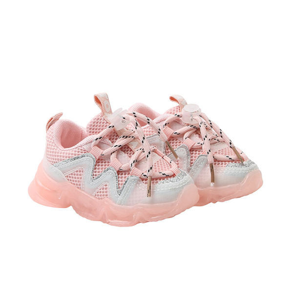 Moderne dječje tenisice za djevojčice sa svjetlećim đonom