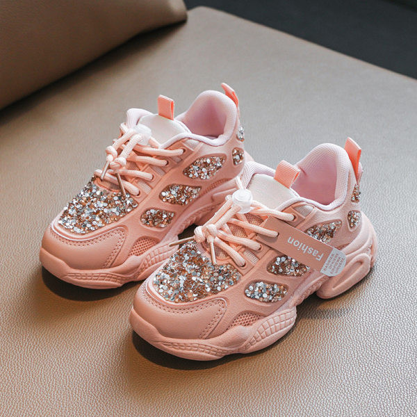 Moderne tenisice od eko kože sa sjajnim česticama