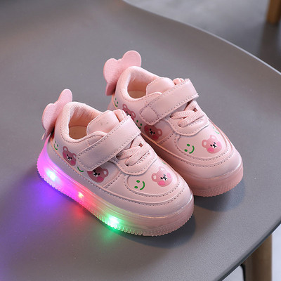 Tenisi moderni pentru copii cu aplicatie si talpa luminoasa - doua modele
