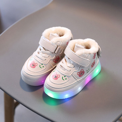 Tenisi moderni pentru copii cu aplicatie si talpa luminoasa - doua modele