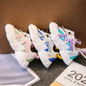 Adidași de primăvară cu talpă aspră model nou pentru fete