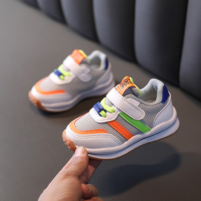 Novi model dječjih tenisica za djevojčice s ravnim potplatom u ljubičastoj i narančastoj boji