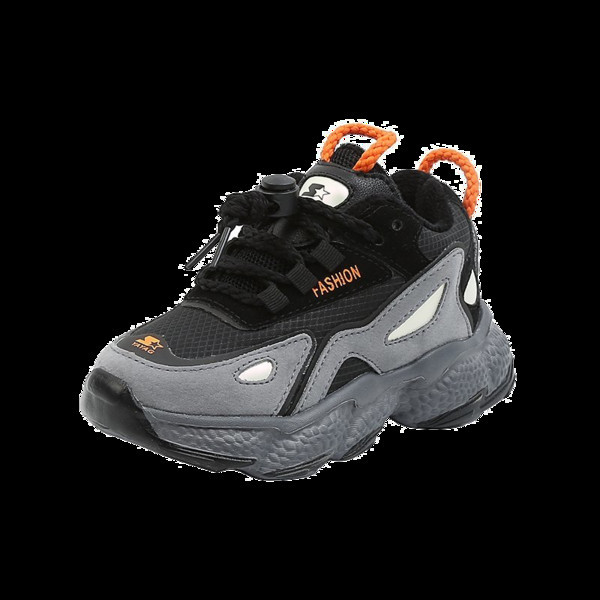 Adidași pentru copii cu talpă aspră în negru