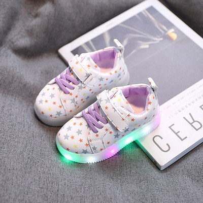 Dječje svjetleće tenisice sa naljepnicom za djevojčice