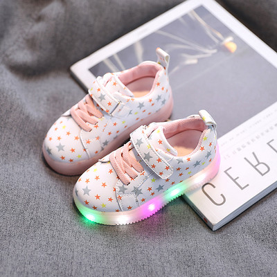 Dječje svjetleće tenisice sa naljepnicom za djevojčice