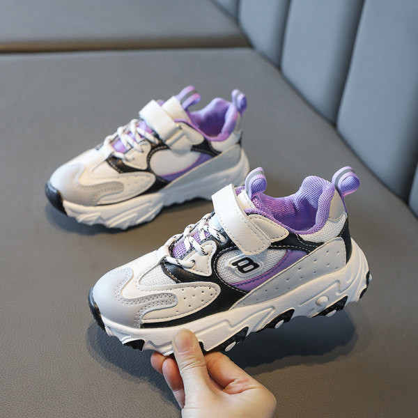 Trijų spalvų sportiniai vaikiški sportbačiai – mergaitėms ir berniukams