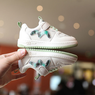 Paprasti vaikiški sportbačiai su tinkleliu mergaitėms ir berniukams