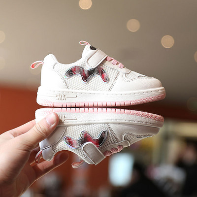 Paprasti vaikiški sportbačiai su tinkleliu mergaitėms ir berniukams