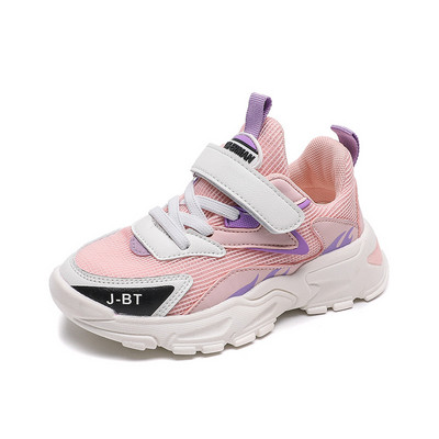 Αναπνεύσιμα παιδικά αθλητικά  παπούτσια με λουράκια βελκρό  και τραχιά σόλα