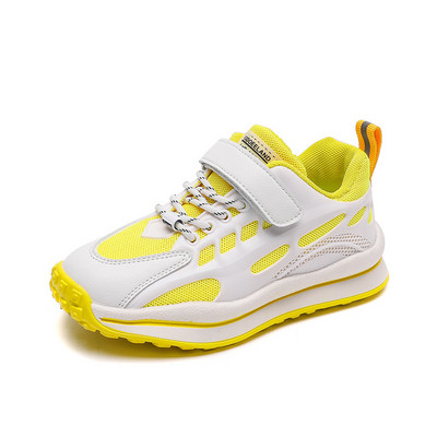 Παιδικά αθλητικά παπούτσια με πλέγμα και λουράκια βελκρό