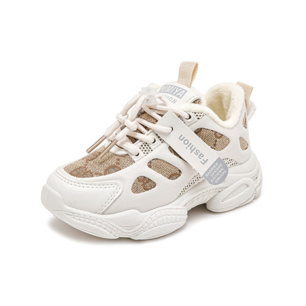 Moderne dječje tenisice za djevojčice s grubim potplatom i vezicama