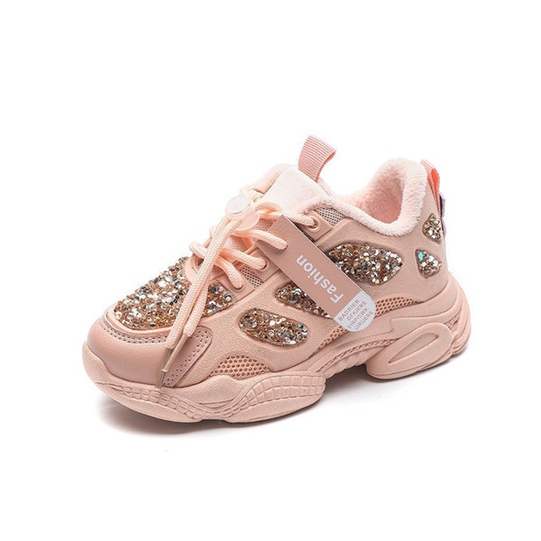 Sportske dječje tenisice sa svjetlucavim motivom za djevojčice