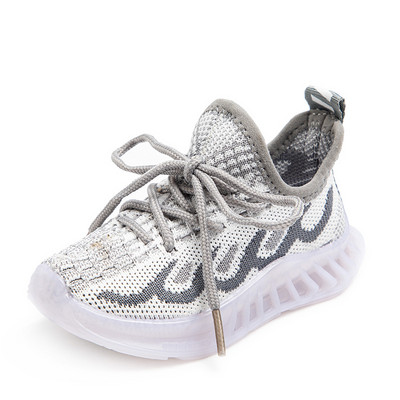 Dječje svjetleće tenisice s tekstilnim vezicama