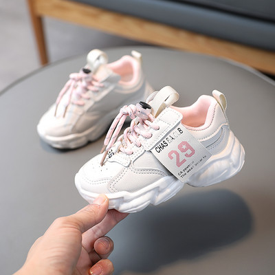 Légáteresztő gyerekcipő fűzős - eko bőrből