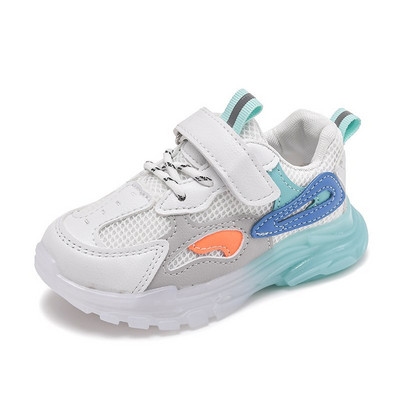 Αναπνεύσιμα παιδικά αθλητικά παπούτσια με λουράκια βελκρό  για κορίτσια και αγόρια