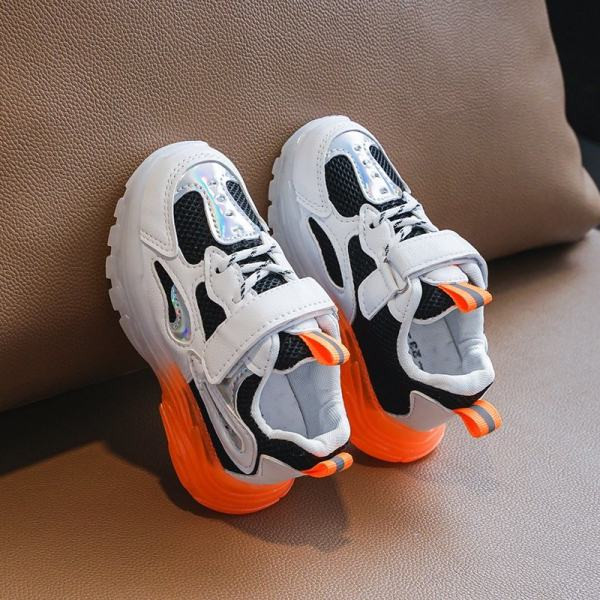 Αναπνεύσιμα παιδικά αθλητικά παπούτσια με λουράκια βελκρό  για κορίτσια και αγόρια