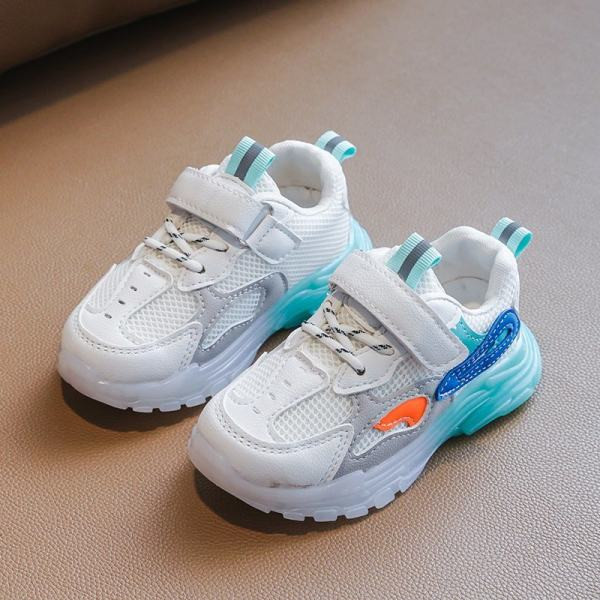 Αναπνεύσιμα παιδικά αθλητικά παπούτσια με λουράκια βελκρό  για κορίτσια και αγόρια