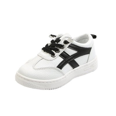 Παιδικά αθλητικά  παπούτσια από οικολογικό δέρμα με επίπεδη σόλα  για κορίτσια και αγόρια